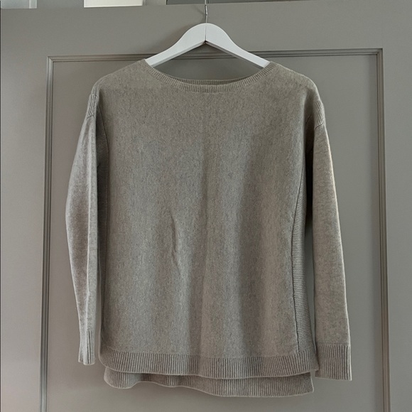 J. Crew Sweaters - J. Crew | Collection Italian cashmere boatneck sweater | Heather Oatmeal | XS